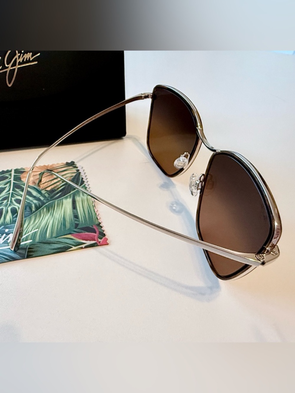🆕 Maui Jim “Tiger Lily” Tortoiseshell Brown Polarized Lenses Sunglasses - Picture 6 of 10